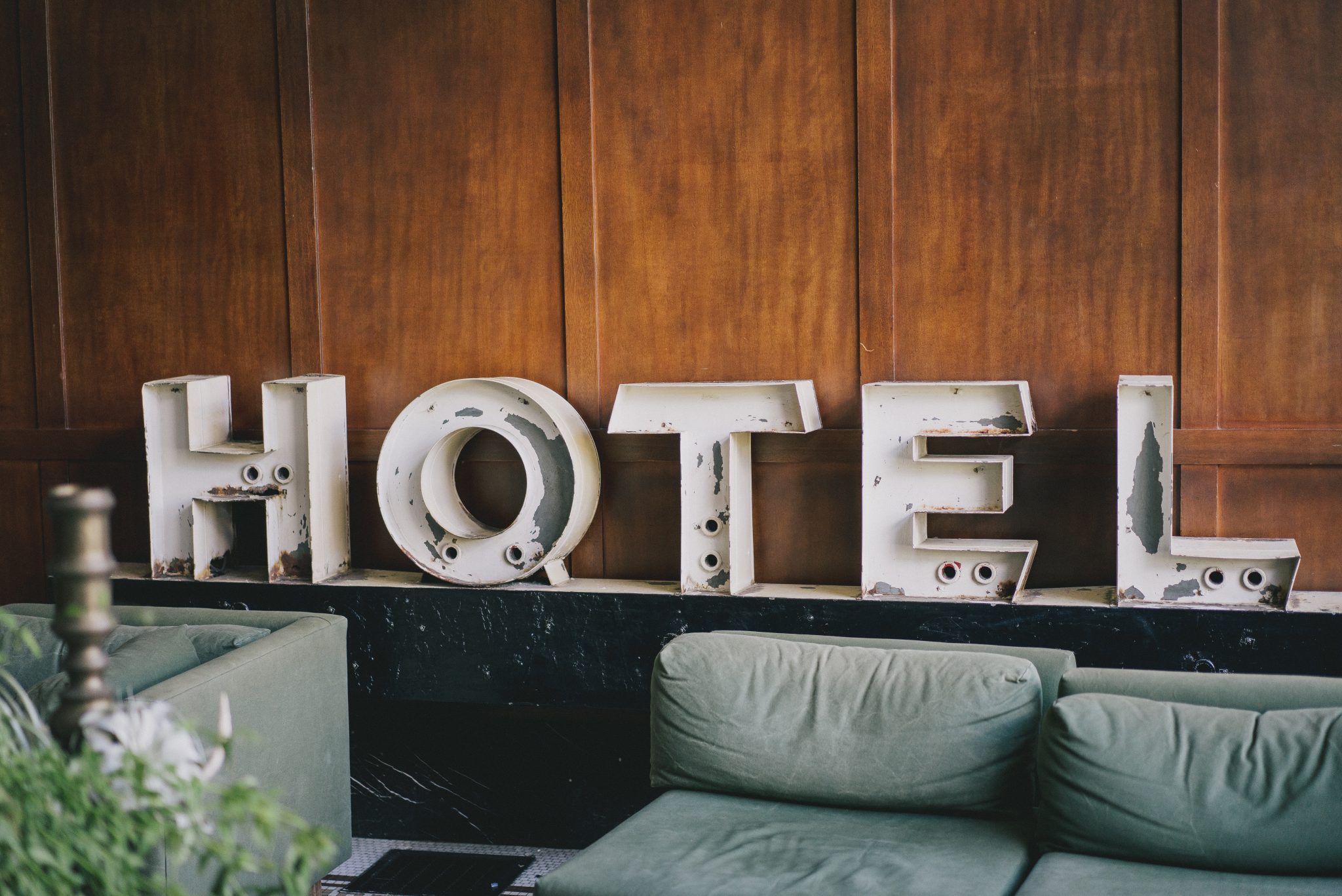 hotel sign